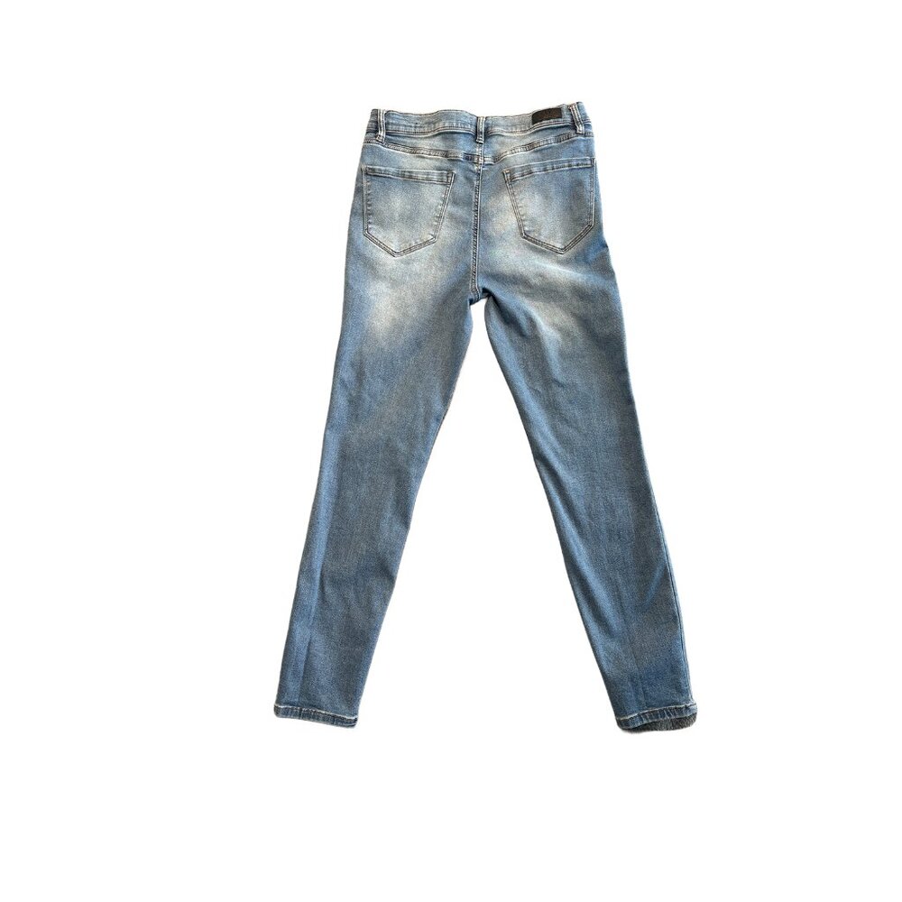 Nicole Miller Soho High Rise Ankle Skinny Jeans Women's Size 12 30x28 Stretch - Picture 2 of 10